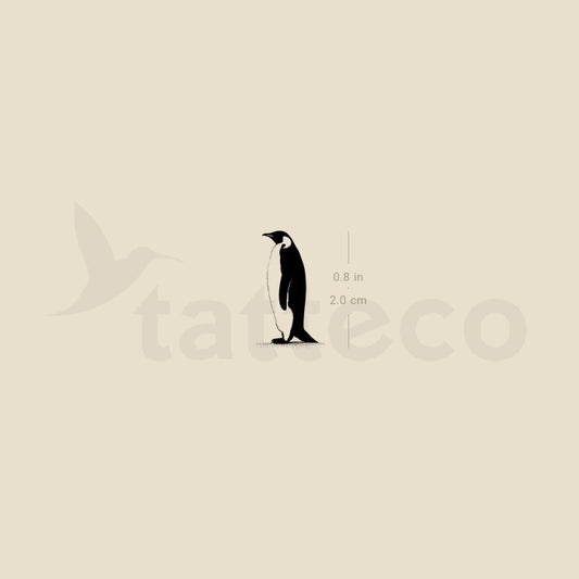 Walking Penguin Temporary Tattoo - Set of 3