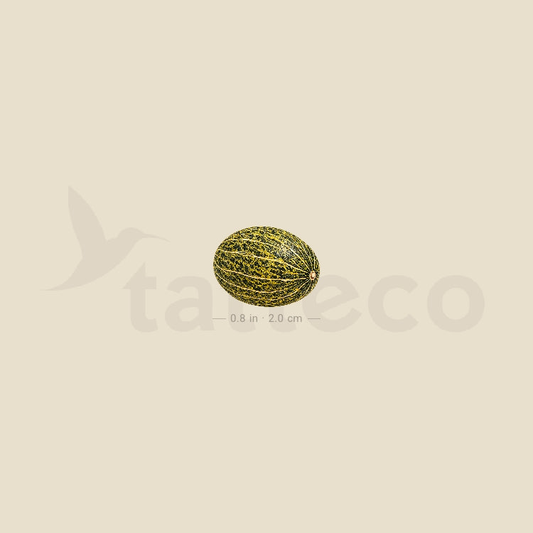 Piel De Sapo Melon Temporary Tattoo - Set of 3