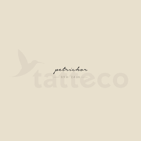 Petrichor Temporary Tattoo - Set of 3