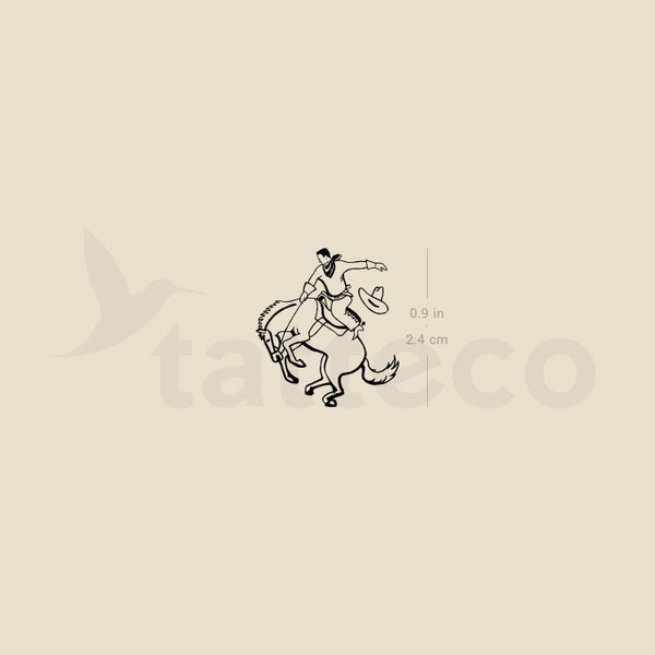 Rodeo Temporary Tattoo - Set of 3