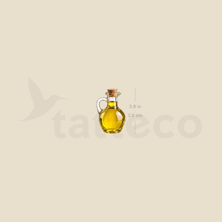 Realistic Olive Oil Temporary Tattoo - Set of 3