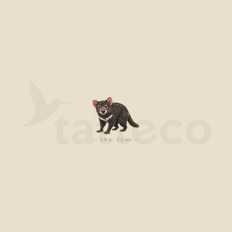 Tasmanian Devil Temporary Tattoo - Set of 3