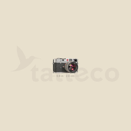 Reflex Camera Temporary Tattoo - Set of 3