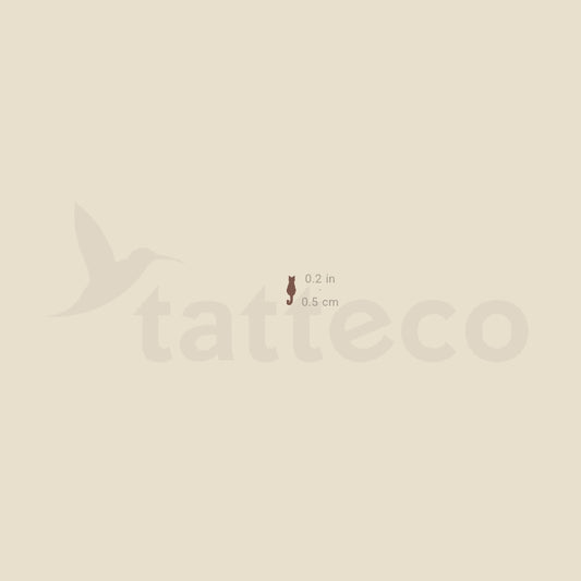 Brown Cat Freckle Temporary Tattoo - Set of 3