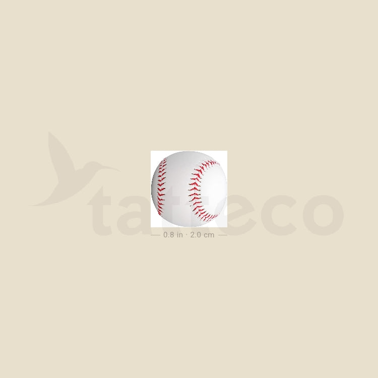 Baseball Temporary Tattoo - Set of 3