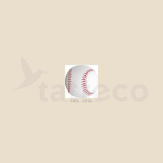 Baseball Temporary Tattoo - Set of 3