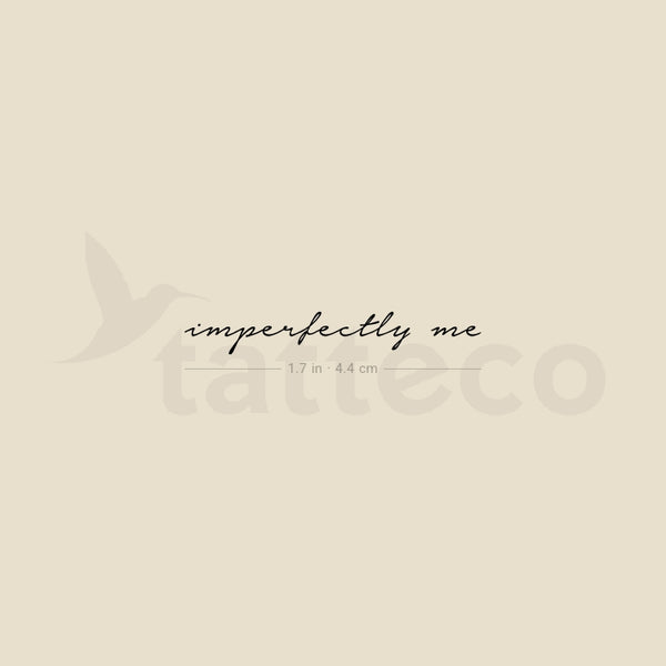 Imperfectly Me Temporary Tattoo - Set of 3