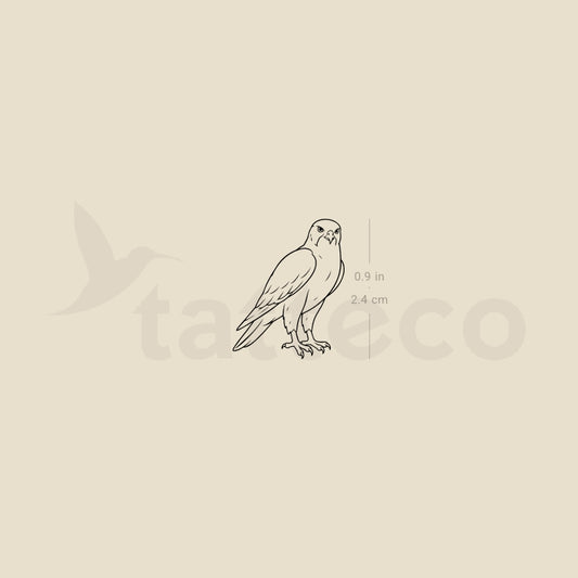 Falcon Temporary Tattoo - Set of 3
