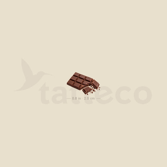 Chocolate Temporary Tattoo - Set of 3
