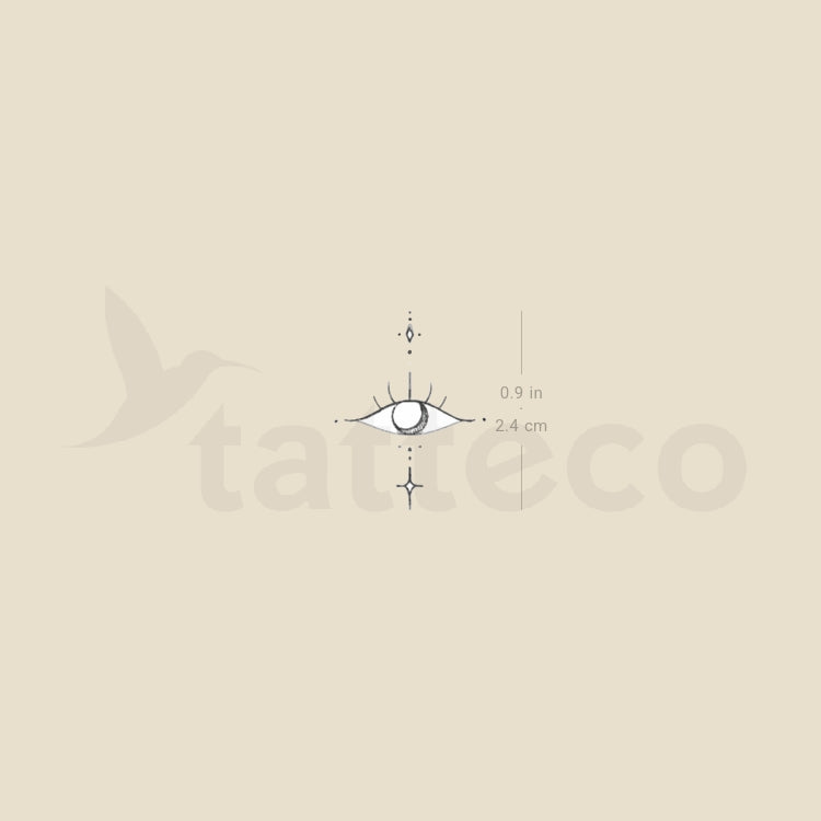 Eye By Stefano Mazza Temporary Tattoo - Set of 3