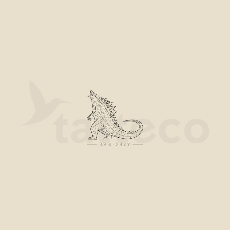 Godzilla Temporary Tattoo - Set of 3