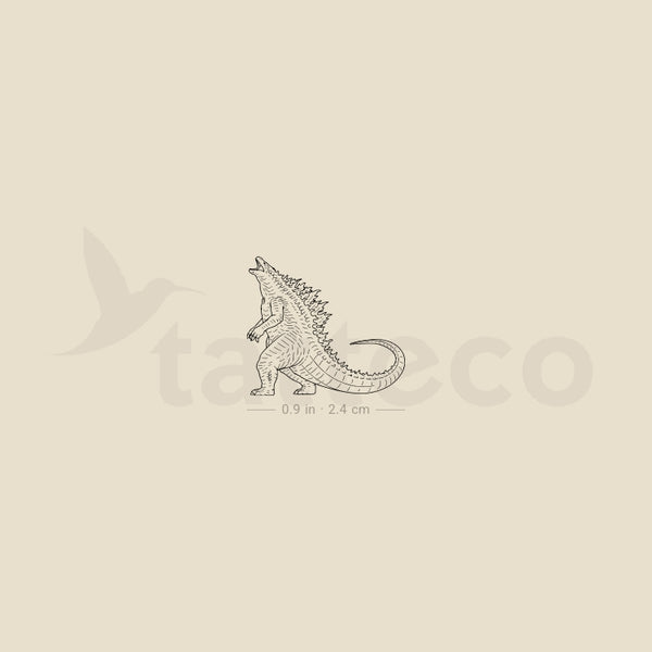 Godzilla Temporary Tattoo - Set of 3