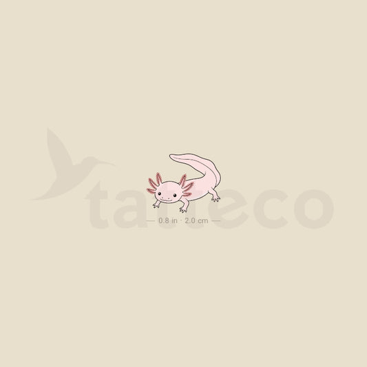 Axolotl Temporary Tattoo - Set of 3