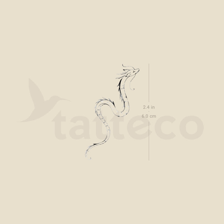 Dragon By Stefano Mazza Temporary Tattoo - Set of 3