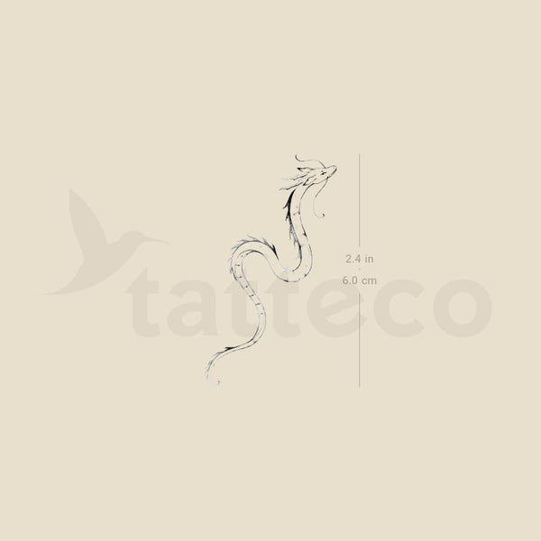 Dragon By Stefano Mazza Temporary Tattoo - Set of 3