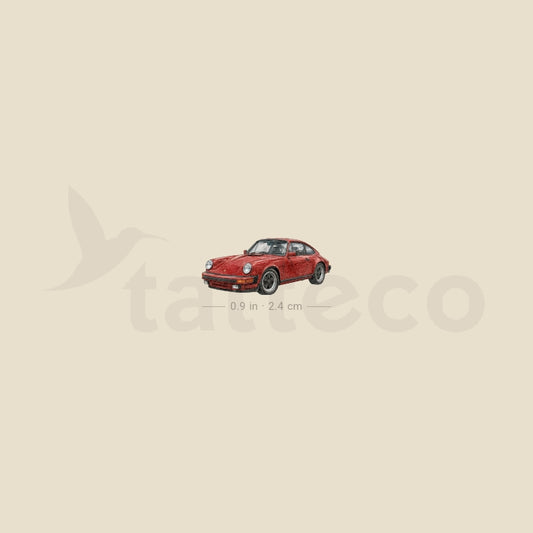 Porsche 911 Temporary Tattoo - Set of 3