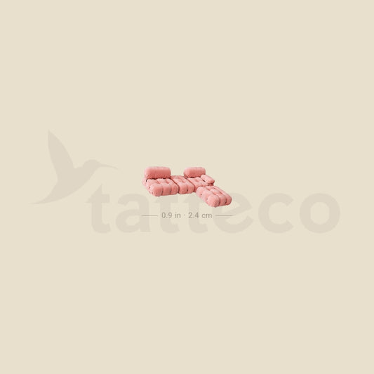 Cameleonda Sofa Temporary Tattoo - Set of 3