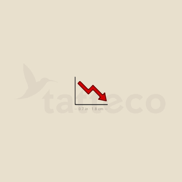 Bearish Market Tattoos Temporary Tattoo - Set of 3