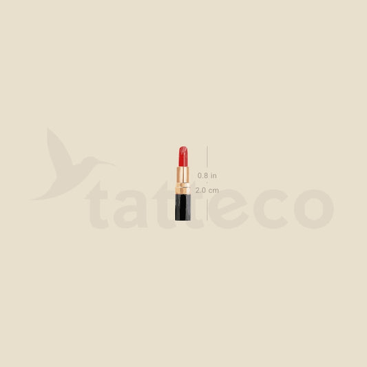 Lipstick Temporary Tattoo - Set of 3