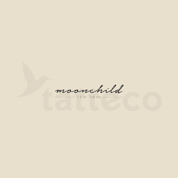 Moonchild Temporary Tattoo - Set of 3