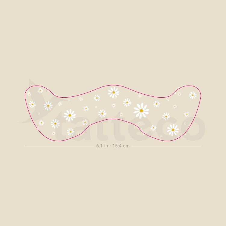 Daisy Freckles Temporary Tattoo - Set of 3