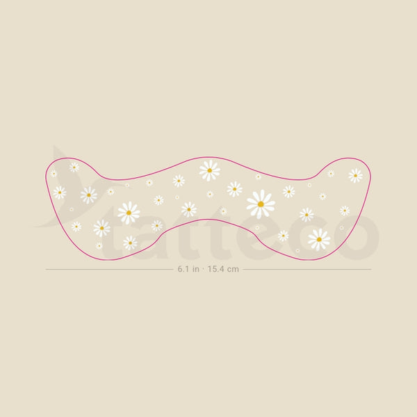 Daisy Freckles Temporary Tattoo - Set of 3