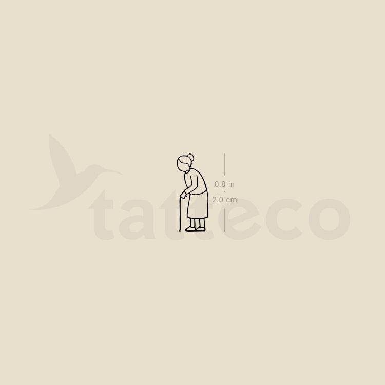 Grandmother Temporary Tattoo - Set of 3