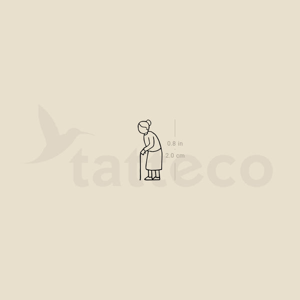 Grandmother Temporary Tattoo - Set of 3