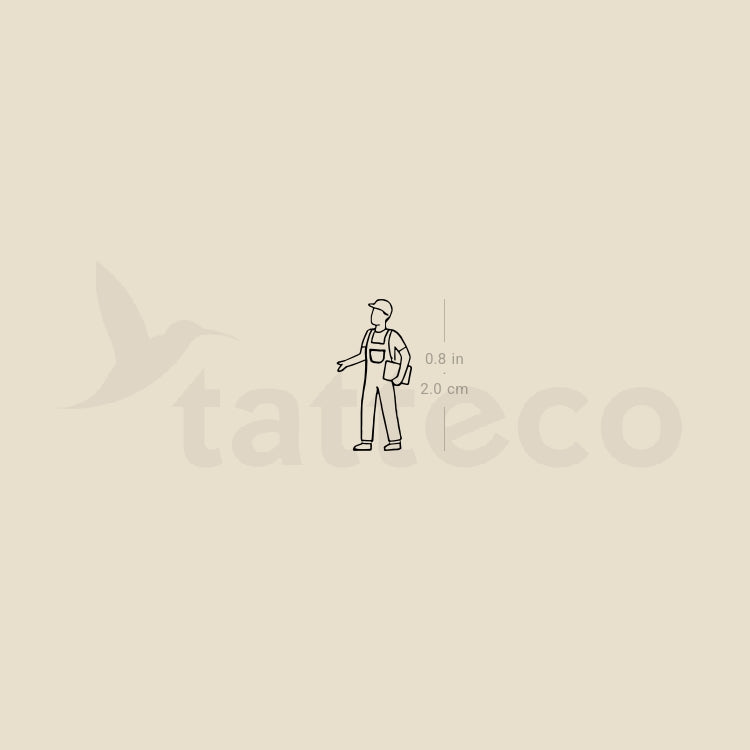 Working Class Temporary Tattoo - Set of 3