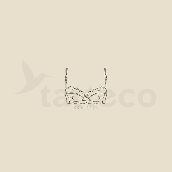 Bra Temporary Tattoo By M3.Ink - Set of 3