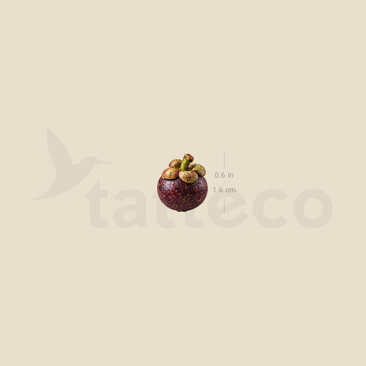 Little Mangosteen Temporary Tattoo - Set of 3
