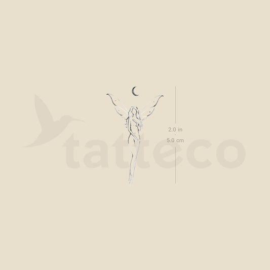 Cescent Fairy By Stefano Mazza Temporary Tattoo - Set of 3