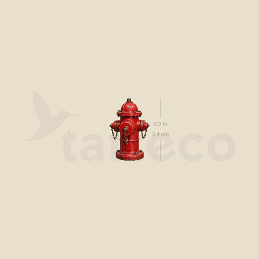 Fyre Hydrant Temporary Tattoo - Set of 3
