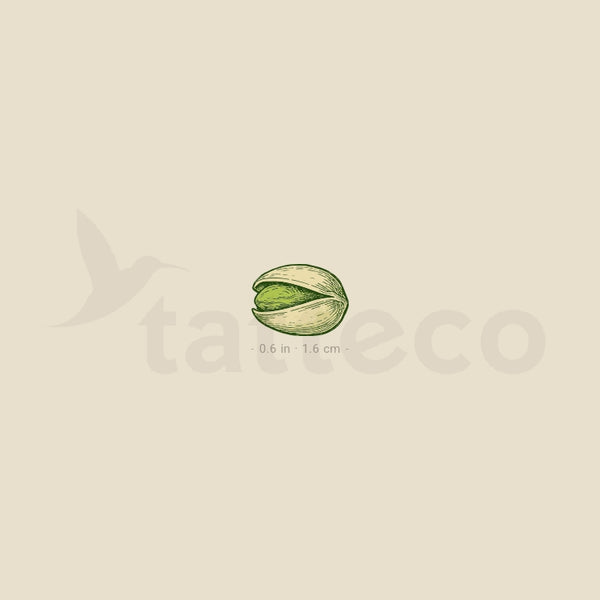 Pistachio Temporary Tattoo - Set of 3