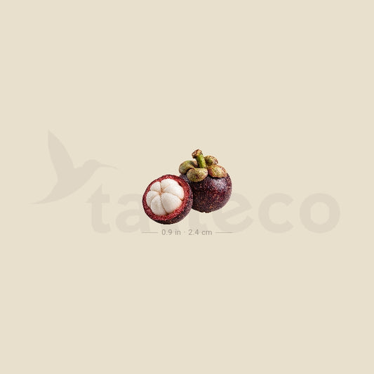 Mangosteen Temporary Tattoo - Set of 3