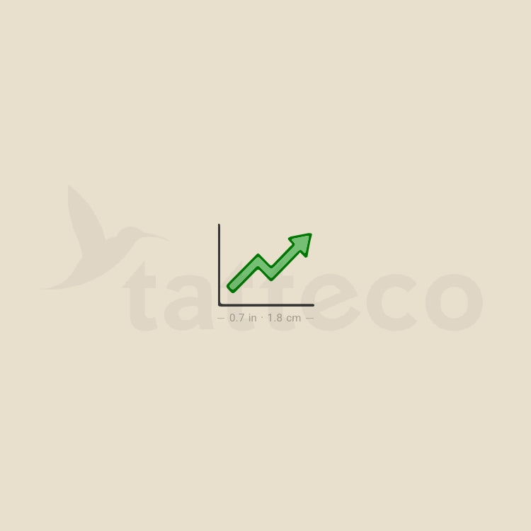 Bullish Stock Temporary Tattoo - Set of 3