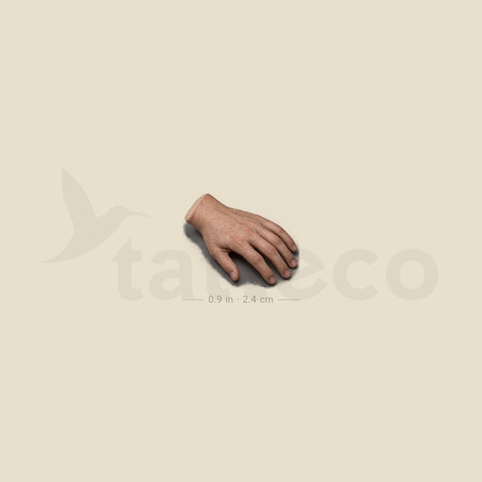 Severed Hand Temporary Tattoo - Set of 3