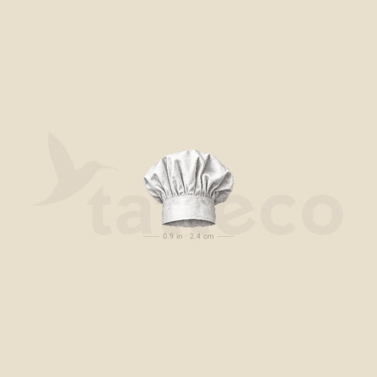 Toque Blanche Temporary Tattoo - Set of 3