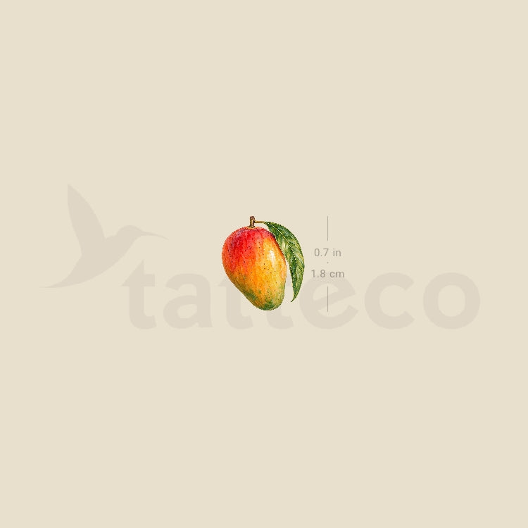 Little Mango Temporary Tattoo - Set of 3
