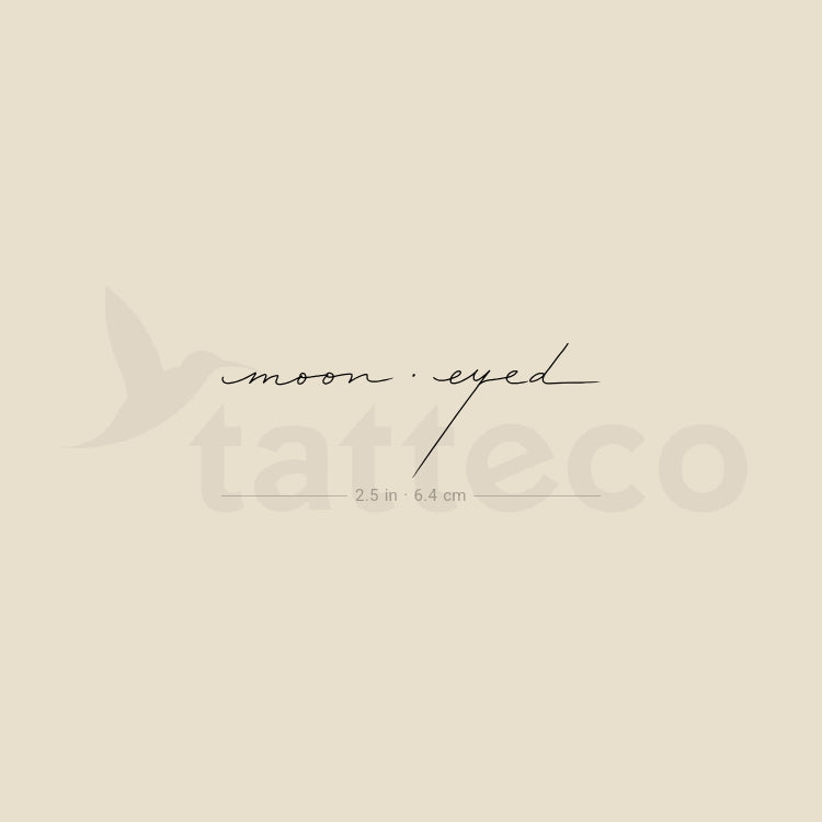 Moon Eyed Temporary Tattoo by M3.Ink - Set of 3