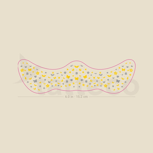 Butterfly Freckles Temporary Tattoo - Set of 3