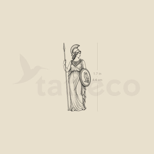 Athena Temporary Tattoo - Set of 3