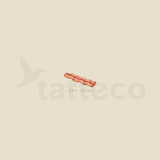 Bacon Temporary Tattoo - Set of 3