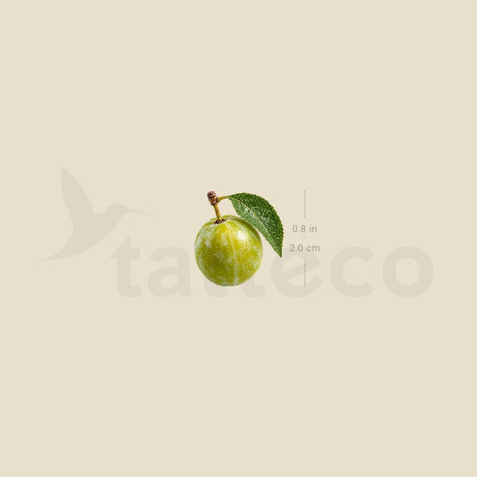 Greengage Temporary Tattoo - Set of 3