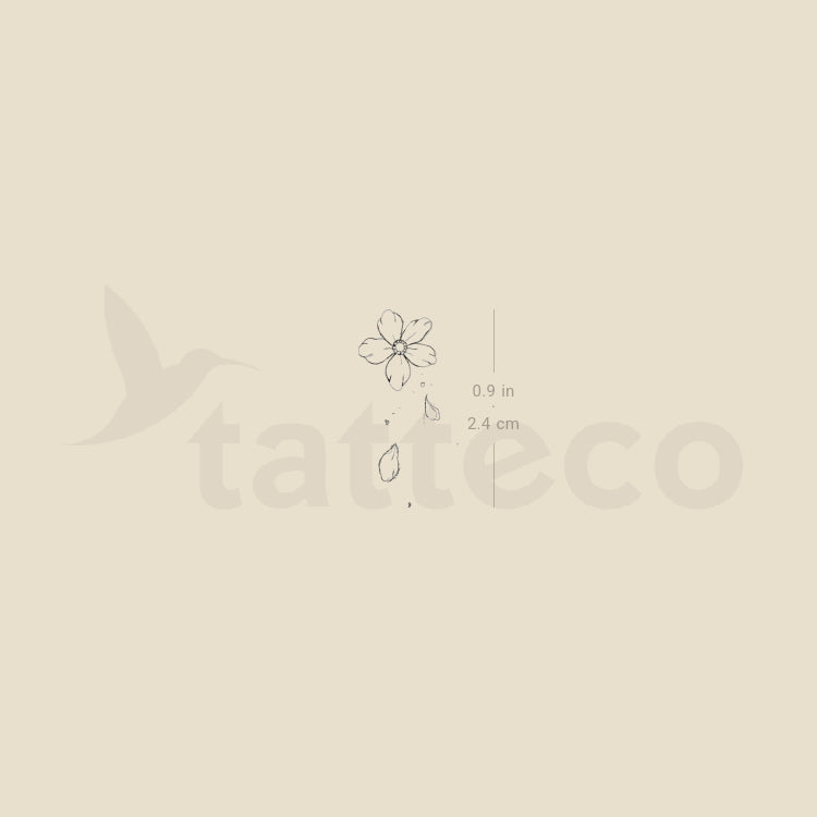 Forget-me-not By Stefano Mazza Temporary Tattoo - Set of 3