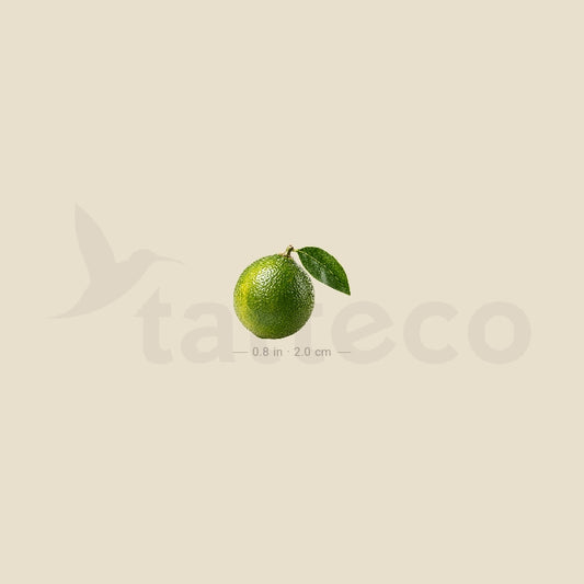 Little Lime Temporary Tattoo - Set of 3