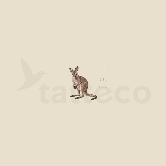 Wallaby Temporary Tattoo - Set of 3
