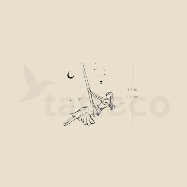 Swing By Stefano Mazza Temporary Tattoo - Set of 3