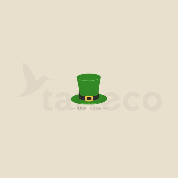 St. Patrick's Day Hat Temporary Tattoo - Set of 3
