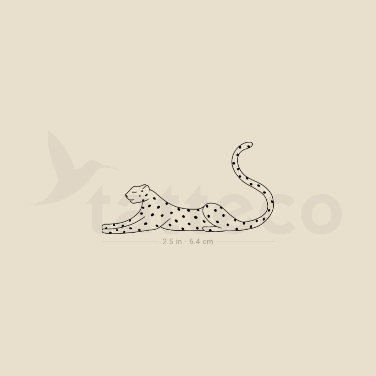 Leopard Temporary Tattoo By M3.Ink - Set of 3